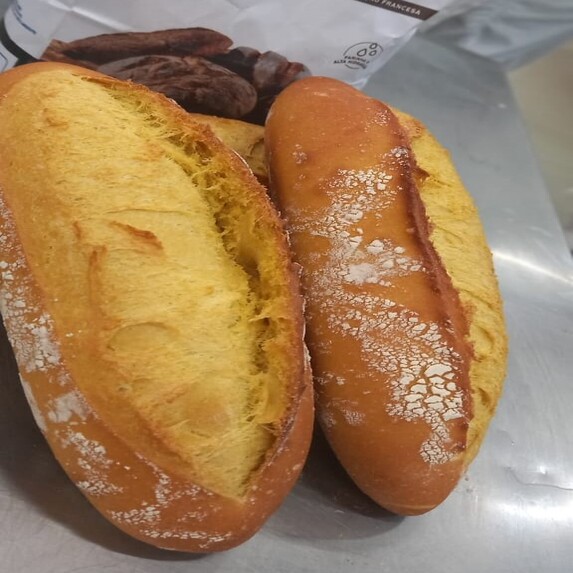 Baguette Francesa com açafrão